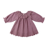 Quincy Mae - Long Sleeve Isla Dress - Mulberry