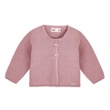 Condor - Garter Stitch Cardigan - Pale Pink
