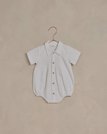 Noralee - Henry Romper - White