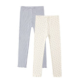 Rylee & Cru - Ribbed Legging Set Natural - Periwinkle