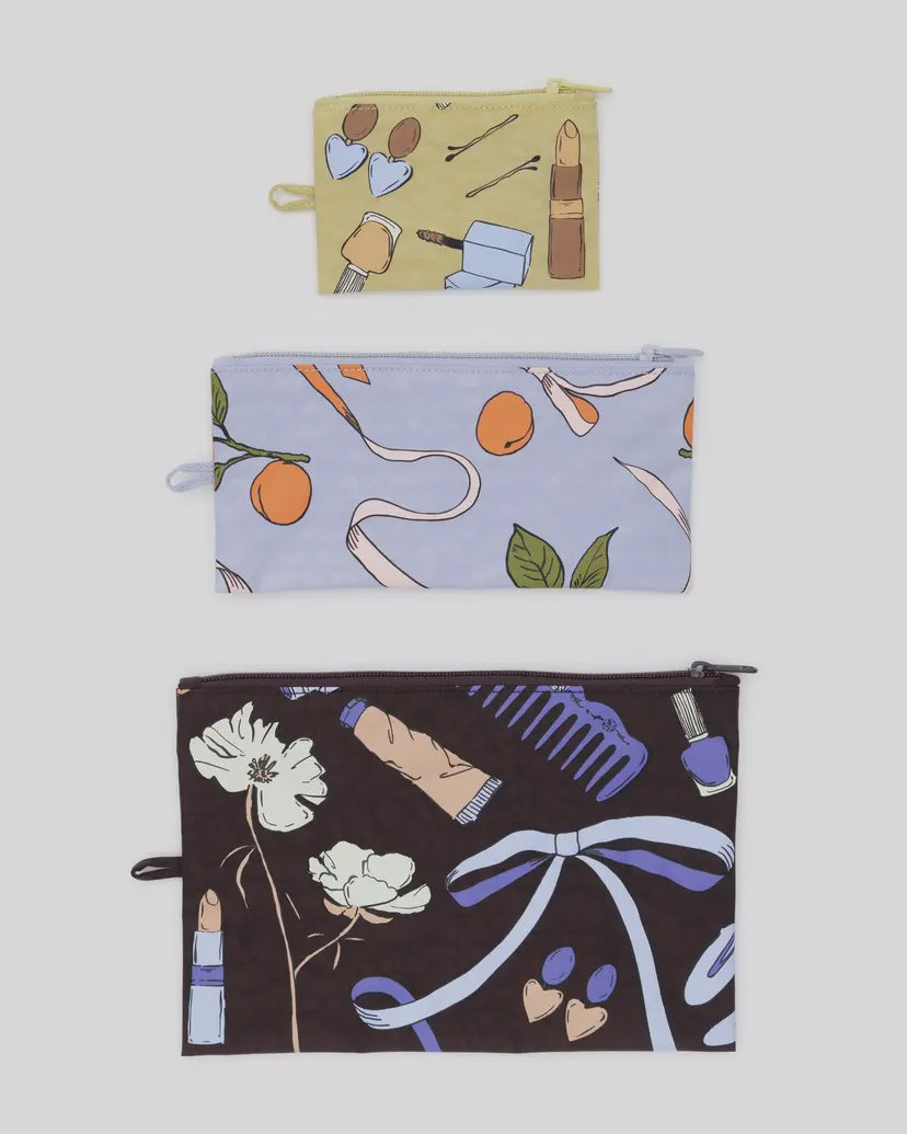 Baggu - Flat Pouch Set - Get Ready With Me