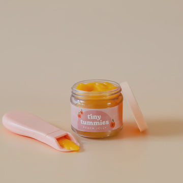 Tiny Harlow - Tiny Tummies Peach Custard Spoon Set