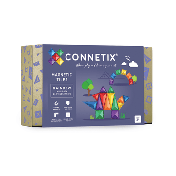 Connetix - Rainbow Mini Pacl - 24 Pieces