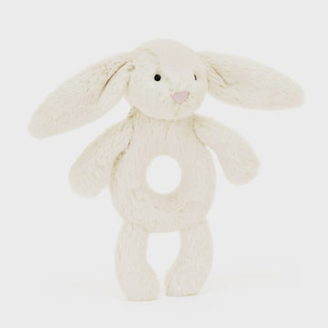 Jellycat - Bashful Cream Bunny Ring Rattle