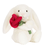 Jellycat - Cream Bunny With Rose