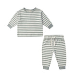 Quincy Mae - Cozy Set - Blue Stripe
