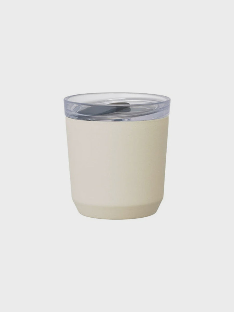 Kinto - To Go Tumbler (240ml/8.2oz) With Plug - White