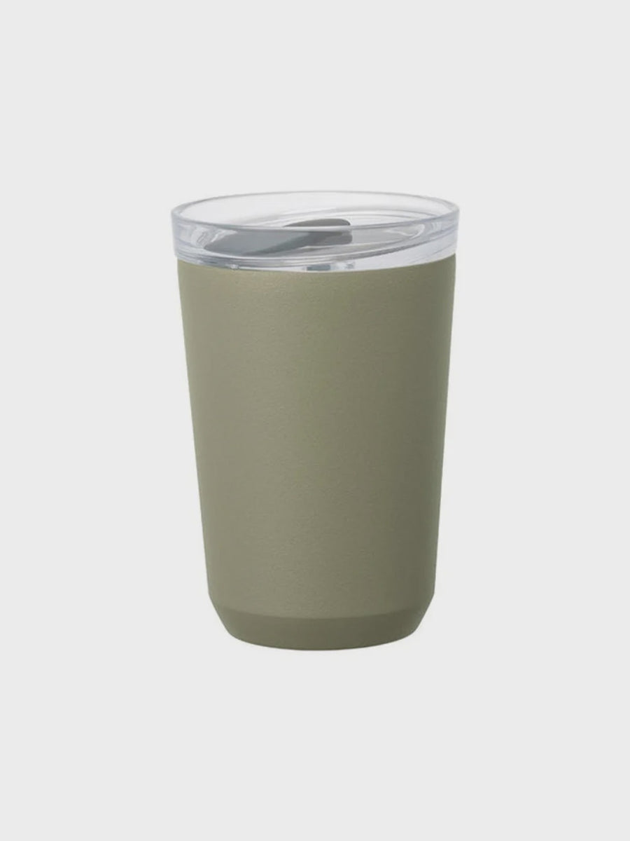 Kinto - To Go Tumbler (360ml/12.2oz) With Plug - Khaki