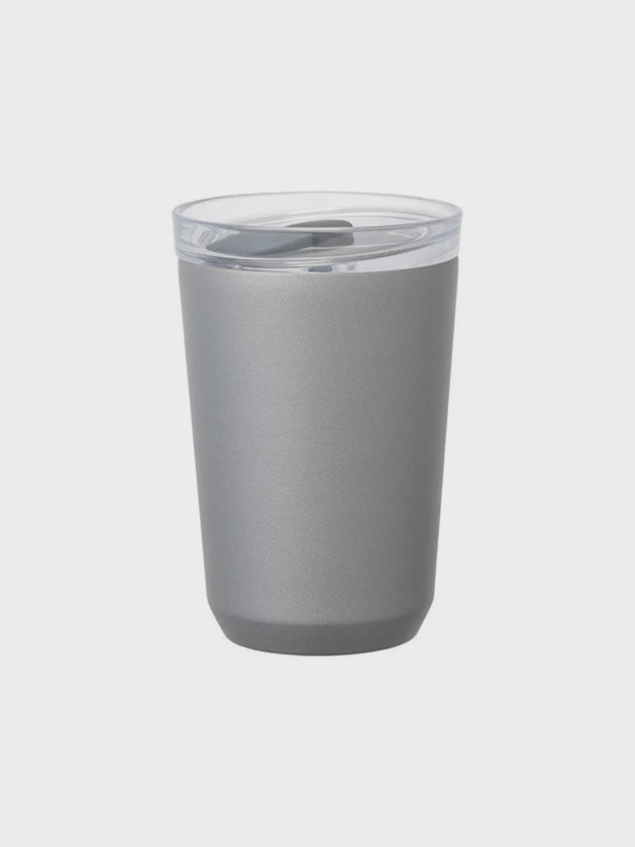 Kinto - To Go Tumbler (360ml/12.2oz) With Plug - Silver