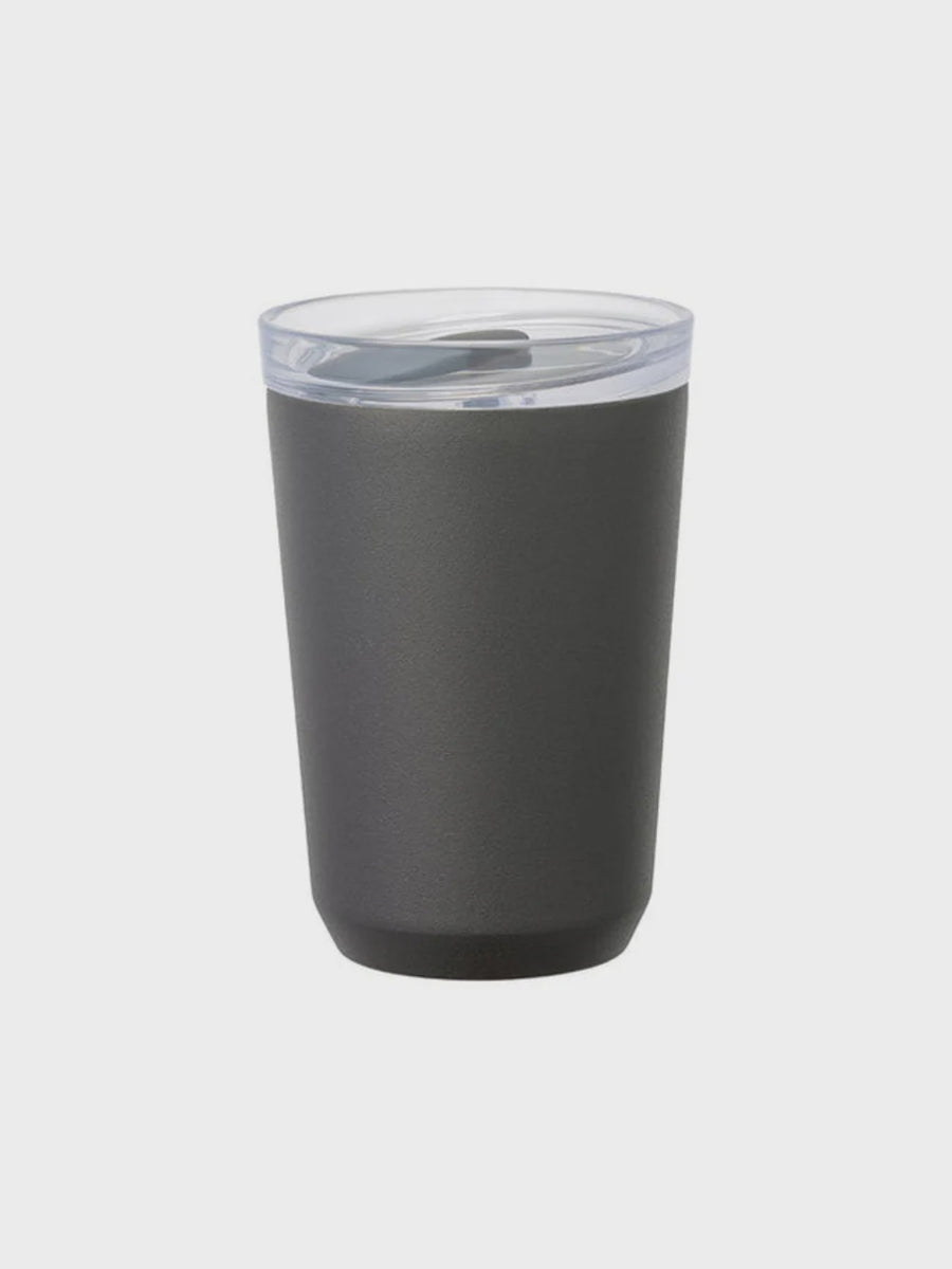 Kinto - To Go Tumbler (360ml/12.2oz) With Plug - Black