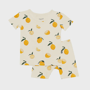 Kyte Baby - Short Sleeve Toddler Pajama Set - Lemon