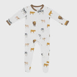 Kyte Baby - Zippered Footie - Moo