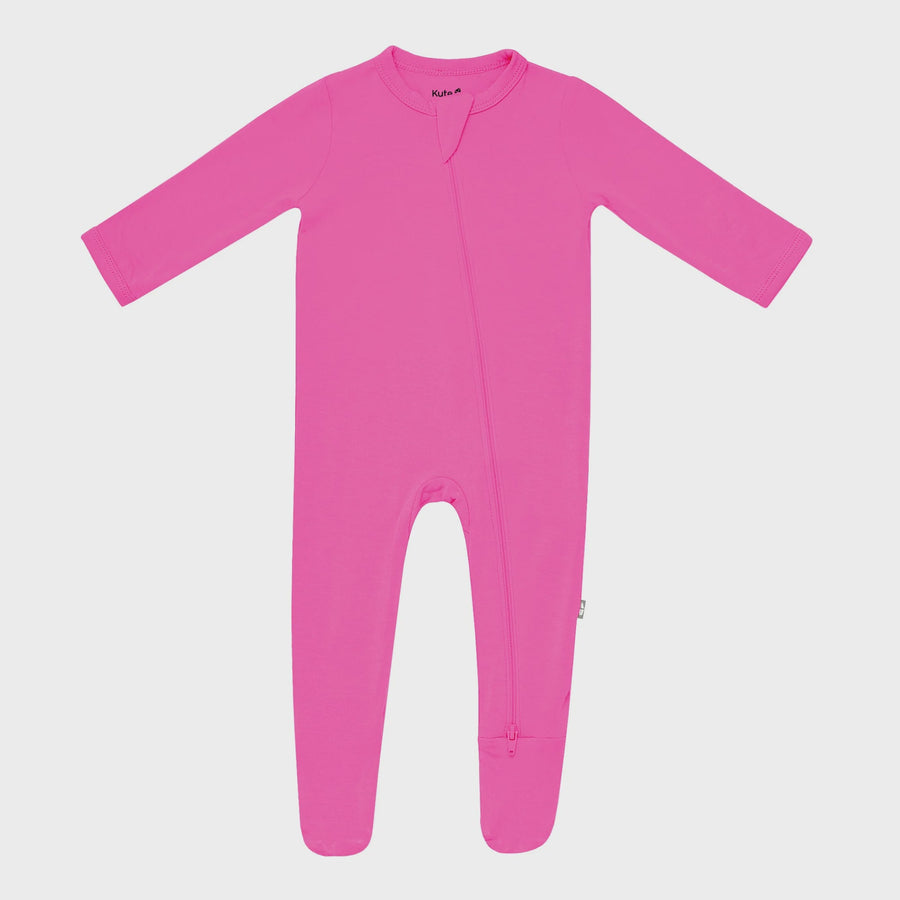 Kyte Baby - Zippered Footie - Raspberry