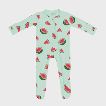 Kyte Baby - Zippered Footie - Watermelon