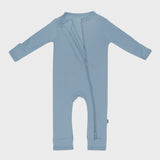 Kyte Baby - Ribbed Zippered Romper - Slate