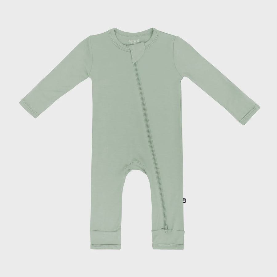 Kyte Baby - Zippered Romper - Thyme