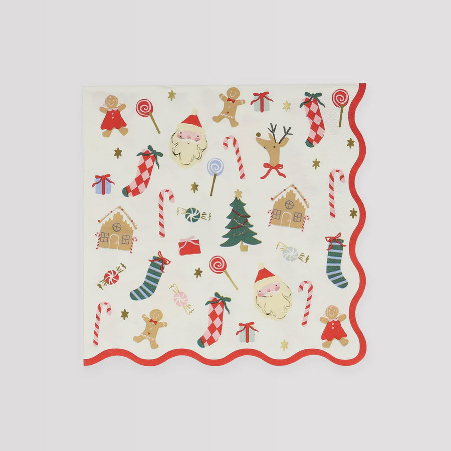 Meri Meri - Jolly Christmas Large Napkins