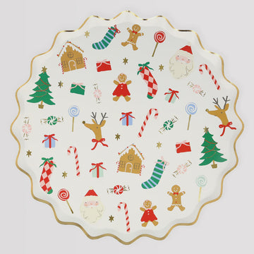 Meri Meri - Jolly Christmas Dinner Plates