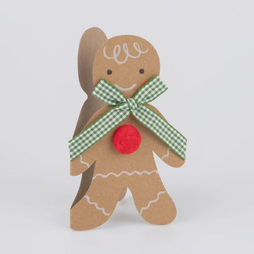 Meri Meri - Gingerbread Man Card