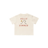 Rylee & Cru - Relaxed Tee - Natural Hello Summer