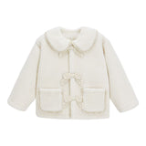 Rylee & Cru - Shearling Collared Coat - Natural
