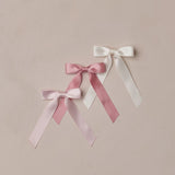 Noralee - Satin Ribbon Bows - Ivory/Rose/Raspberry