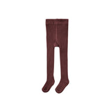 Rylee & Cru - Ribbed Tights - Burgundy