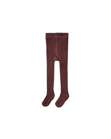 Rylee & Cru - Ribbed Tights - Burgundy