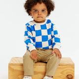 The New - Jeffry Oversized Sweatshirt - Strong Blue