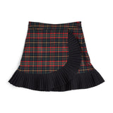 Patachou - Pleated Skirt - Navy Blue