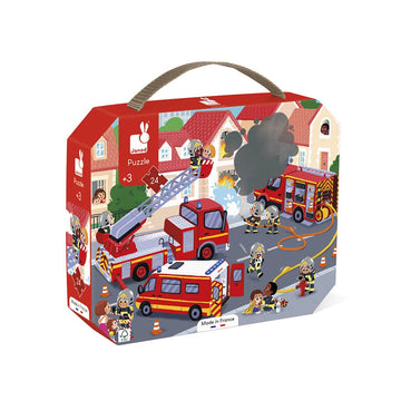 Janod - Firemen Puzzle - 24 Pieces