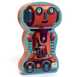 Djeco - Silhouette Puzzle - Bob the robot  - 36 Pcs