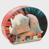 Djeco - silhouette Puzzle - Teo the dino - 24 pcs