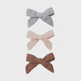 Quincy Mae - Quincy Mae - Bow W. Clip, Set Of 3