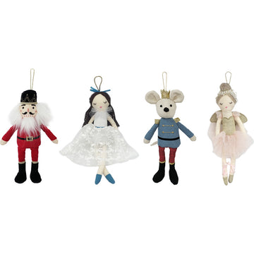 Mon Ami -  Set of 4 Nutcracker Suite Ornaments