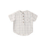 Quincy Mae - Jaxson Shirt - Blue Plaid