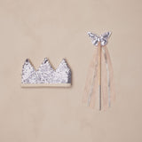 Noralee - Crown & Wand - Silver Sequin