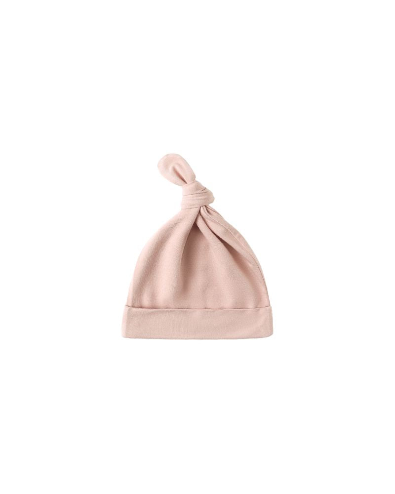 Quincy Mae - Bamboo Knotted Baby Hat - Rose