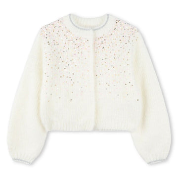 Billie Blush - Knitted Cardigan With Sequin Detail