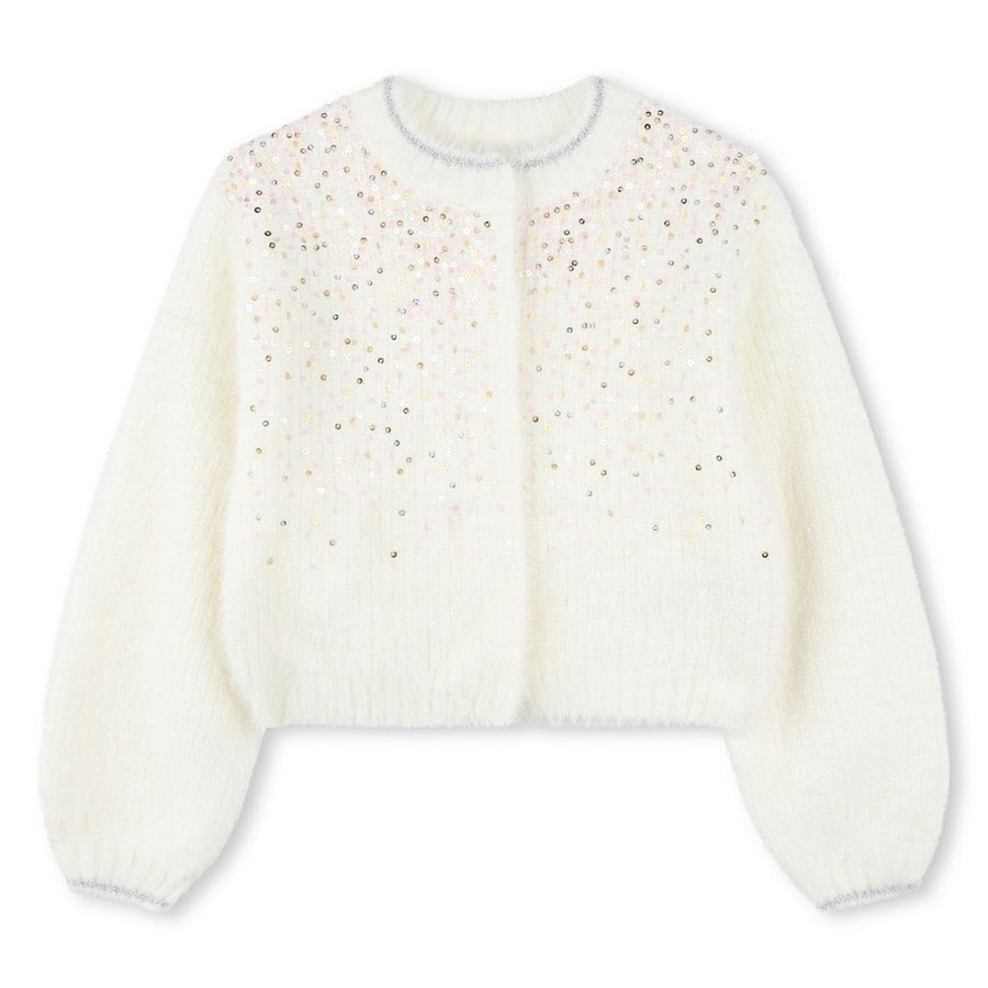 Billie Blush - Knitted Cardigan With Sequin Detail