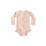 Quincy Mae - Olivia Rashguard One-Piece - Cherries