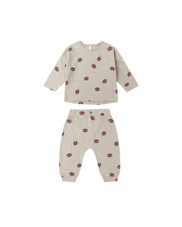 Rylee & Cru - Tee + Pant Set - Footballs