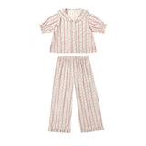 Rylee & Cru - Ruffle Pajamas - Candy Cane Stripe