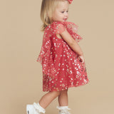 Hux - Festive Unicorn Wing Dress - Cherry