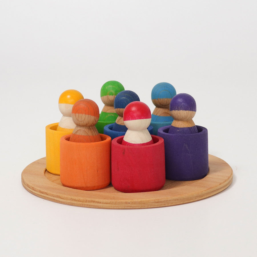 GRIMM'S - 7 Rainbow Friends in 7 Rainbow Bowls