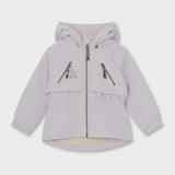 MINI A TURE Copenhagen - Matalgea Fleece Lined Spring Jacket - Purple Raindrops