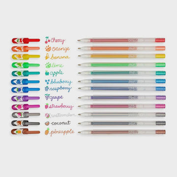 Ooly - Yummy Yummy Scented Glitter Gel Pens - Set of 12