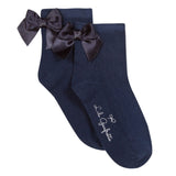 Lili Gaufrette - Classic Bow Socks - Marine