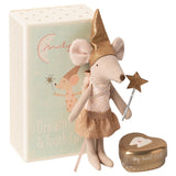 Maileg - Tooth Fairy Mouse in Matchbox - Rose