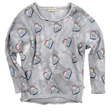 Appaman - Slouchy Sweatshirt - Grey Tie Dye